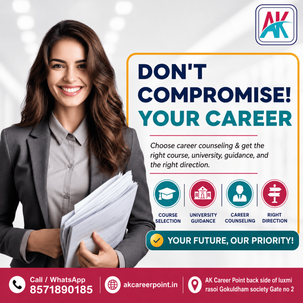 Career guidance for students with career counseling and university guidance at AK Career Point